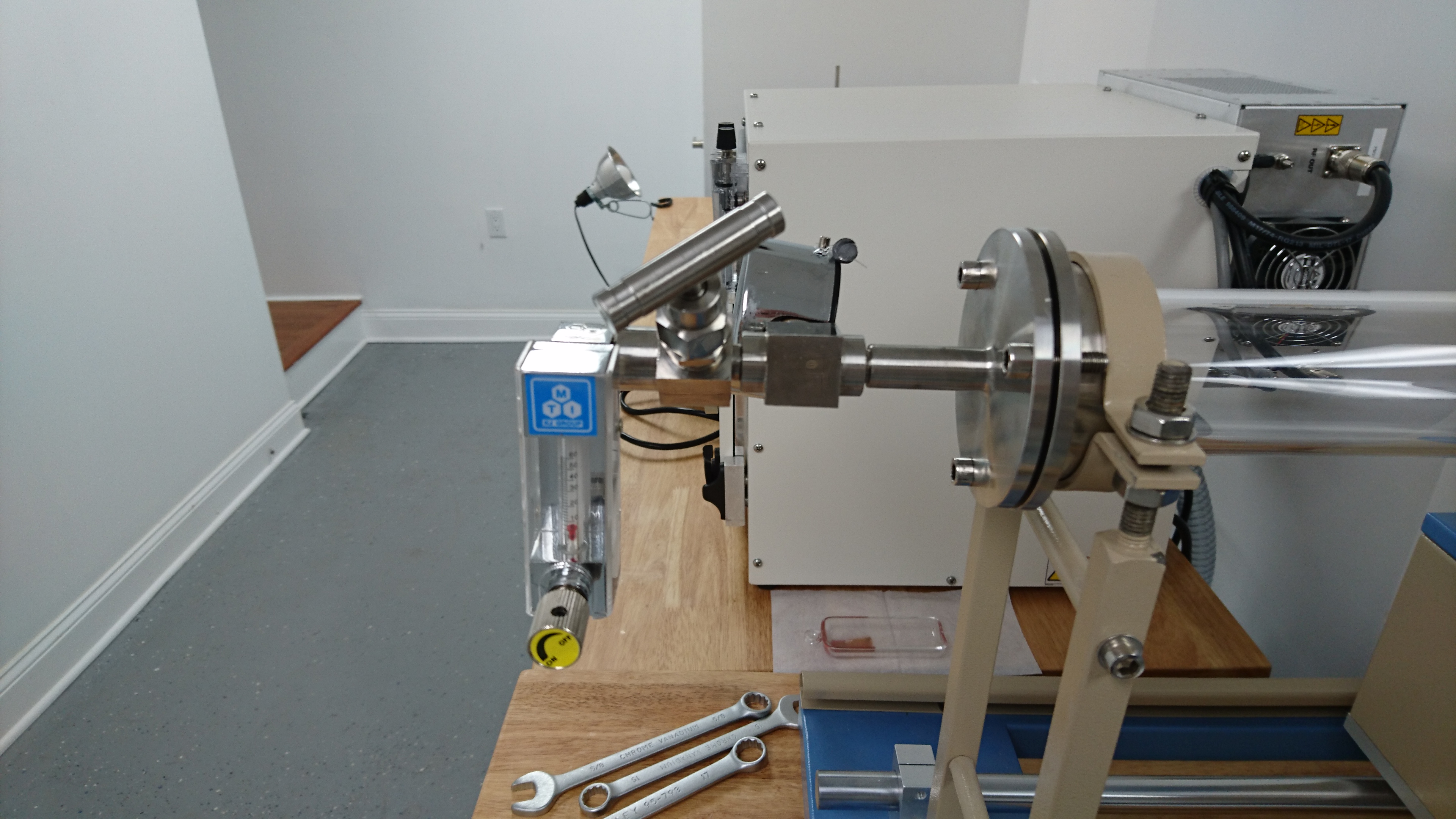 Students conducting research experiments at PRISMS