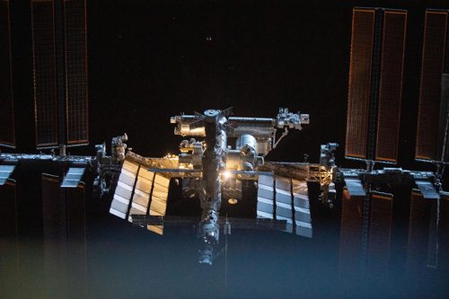 The International Space Station in orbit
